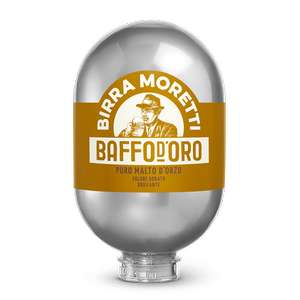 Blade Machine Owners - Birra Moretti Baffo d'Oro 4.8% - x 2 8L BLADE Keg £59.18 @ Beerwulf