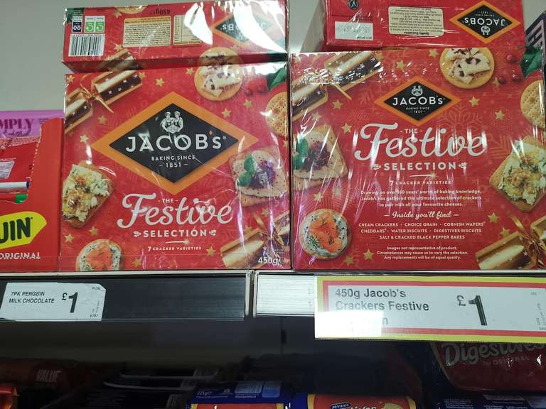 Jacobs Festive Selection of Crackers 450g -Bescot Walsall
