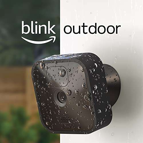 Blink Outdoor with two-year battery life | Wireless HD smart security camera, motion detection, Alexa enabled,