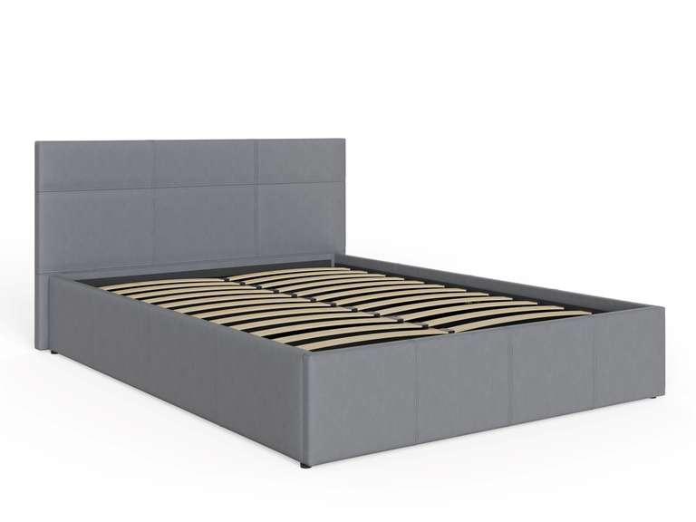 GFW Small Double Grey End Lift Ottoman Bed