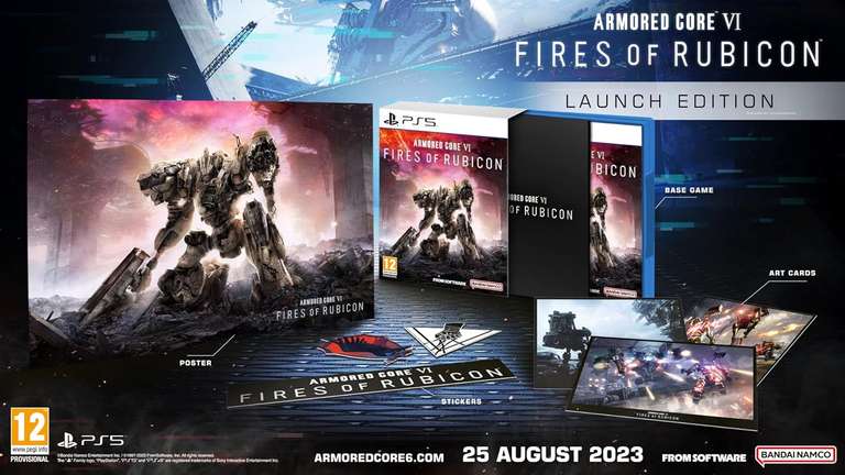 Armored Core VI Fires of Rubicon Launch Edition (PS5) & (XBOX SERIES X/ONE)