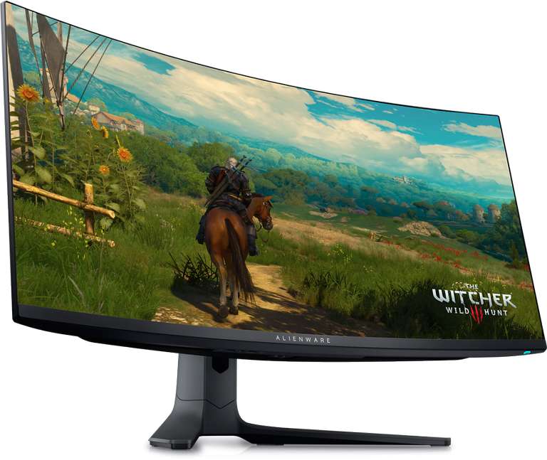 Alienware AW3423DWF 34" Curved Gaming Monitor WQHD (3440 x 1440), 165Hz, 1000nits, 0.1ms QD-OLED W/Unique Code