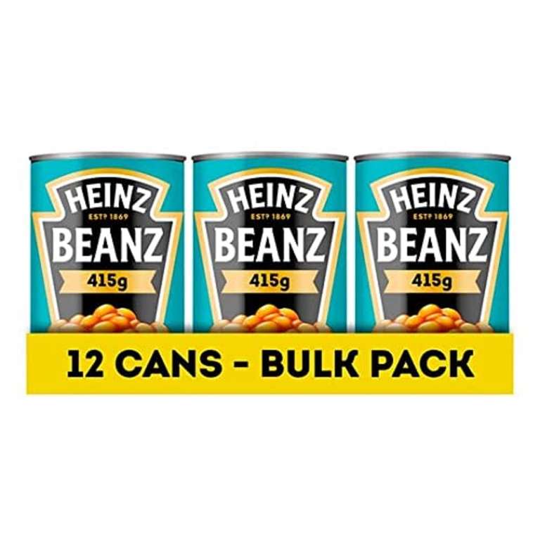 Heinz Baked Beans 12 x 415g W/voucher / £7.48 S&S + Voucher