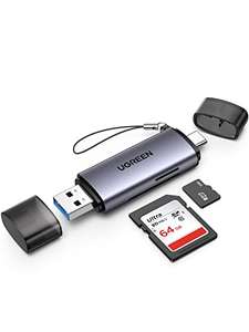 UGREEN SD Card Reader, USB C & USB 3.0 Memory Card Reader - OTG Adapter (w/voucher) @ Ugreen UK FBA