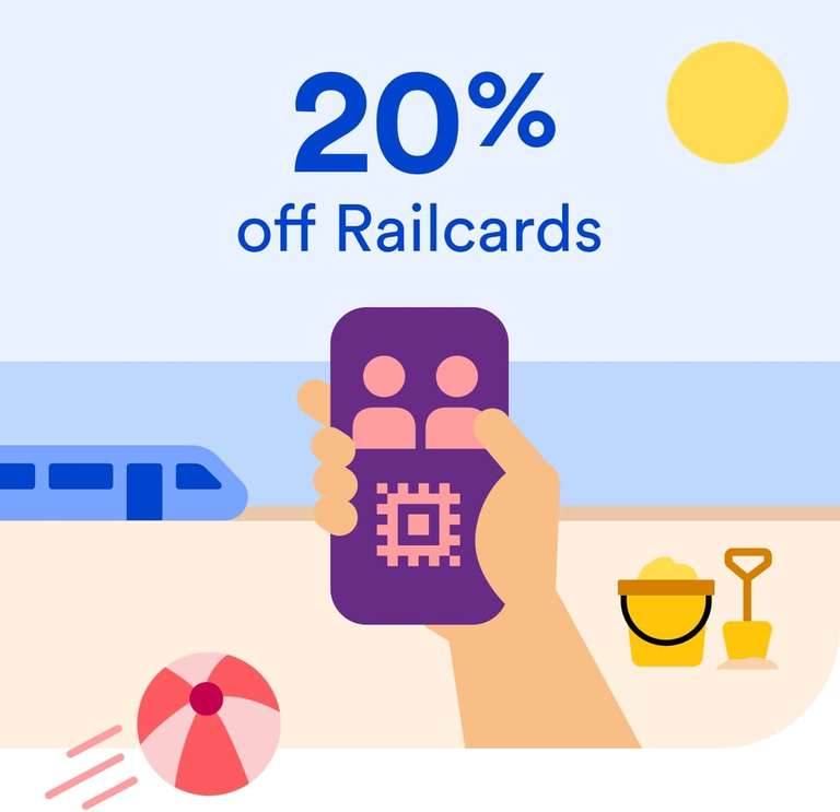 3 Year Railcards £56 / 1 Year Railcards £24 - With Code @ Trainline