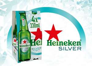 4-pack of Heineken Silver Free With Voucher (Redeem at Tesco / England Only) @ Heineken