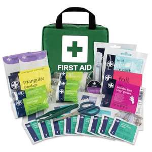 LEWIS-PLAST Premium First Aid Kit - Includes Bandages, Eye Pods, Ice Packs And Essentials For Everyday Situations, 90 Count