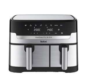 TEFAL Easy Fry Dual Zone EY905D40 Air Fryer & Grill - Stainless Steel
