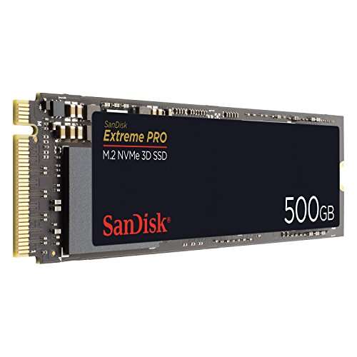 SanDisk Extreme PRO 500 GB M.2 NVMe 3D SSD £46.97 @ Amazon