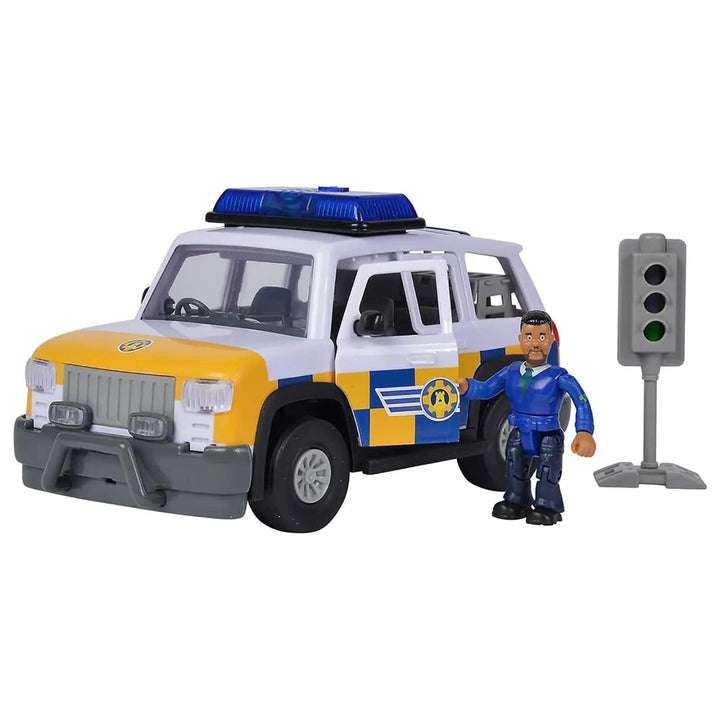 Fireman Sam Police 4 x 4 Patrol Car With Figure Blue Lights Siren
