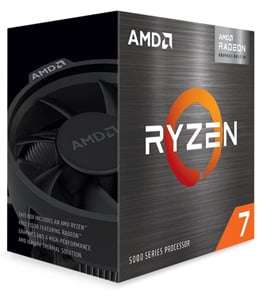 AMD Ryzen 7 5700G 3.8GHz Octa Core AM4 CPU with Wraith Stealth Cooler