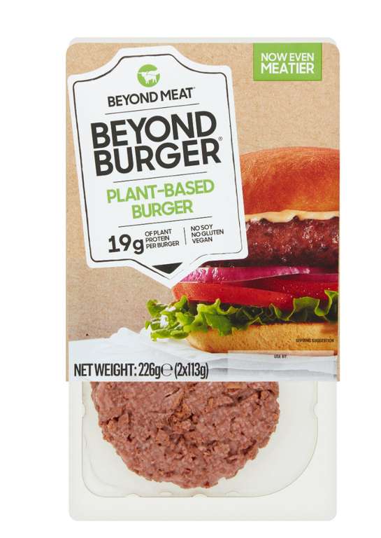 Beyond Meat Plant-Based Burger Patties x2 226g £3 @ Sainsbury's online and in store