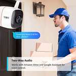 TP-Link Tapo Outdoor Security Camera, 2K, Automatic Siren, 2-way Audio, SD Storage (C310), £34.99 @ Amazon UK