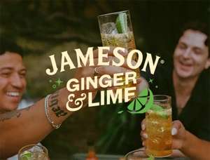 A free Jameson, Ginger and Lime at selected Greene King Pubs, Hungry Horse, Flaming Grill and Farmhouse Inns!