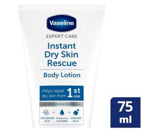 Vaseline Expert Care Dry Skin Rescue Body Lotion 75ml - Free C&C