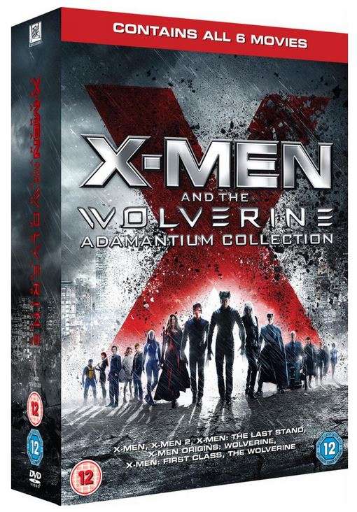 X-Men and the Wolverine Adamantium Collection 1-6 DVD £2.75 delivered @ Rarewaves