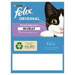 Felix Cat Food Senior Mixed Selection in Jelly 40 x 100g £10.99 with S&S 15% off £9.34