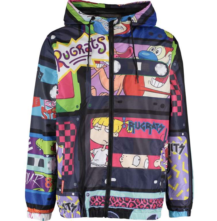 Members Only Multicoloured Windbreaker Jackets (Nickelodeon/Spongebob/Rugrats themed) - £36 + £1.99 Click & Collect - @ TKMaxx
