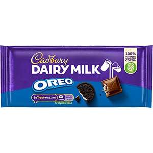 Cadbury Dairy Milk Oreo 120 g x 4 £3.92 @ Amazon