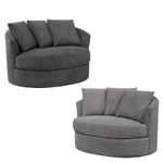 Thomasville Fabric Swivel Chairs - Light Grey or Dark Grey - £349.99 Each Delivered @ Costco (Membership Required)