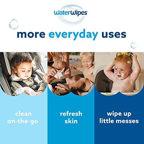 WaterWipes Original, Water Based, 18 Packs, £30.99 / £27.89 Subscribe & Save @ Amazon