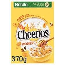 Nestle Cheerios Honey Cereal 370G - £1.50 - Clubcard price @ Tesco