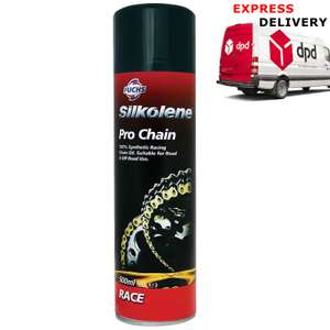 Silkolene Pro Chain Lube 500ml x 2 for £11.88 (£2.99 delivery) with code @ M&P Direct