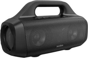 Soundcore Anker Motion Boom Portable Bluetooth Speaker (NEW) Titanium Drivers, IPX7 Waterproof, 24H Playtime - W/Code Stack | Sold by Anker