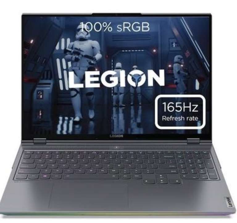 (Refub Grade A) LENOVO Legion 7i 16" QHD 165Hz Ryzen 5800H RTX 3080 16GB-VRAM 1TB SSD 16GB RAM Gaming Laptop - £1,399.97 @ Laptop Direct