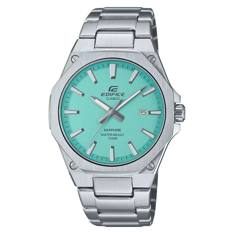 Casio Tiffany Blue "Casioak" Style Stainless Steel Watch