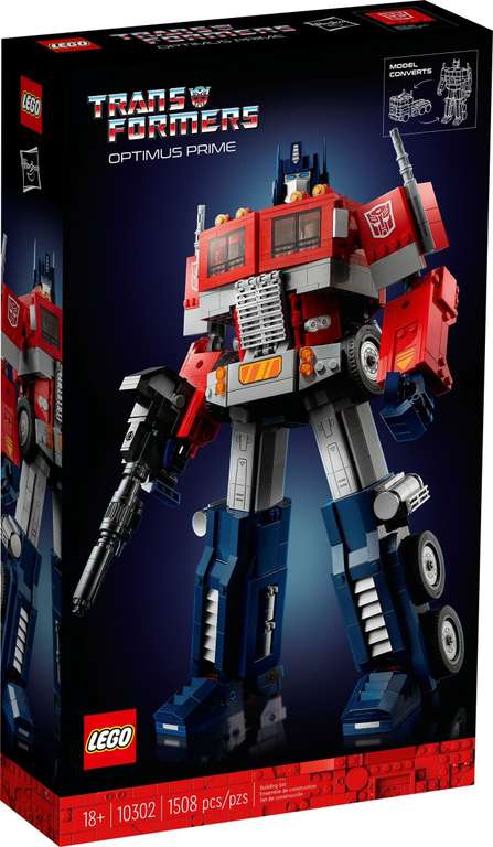 LEGO ICONS 10302 Optimus Prime - £105 Free Click & Collect @ Argos