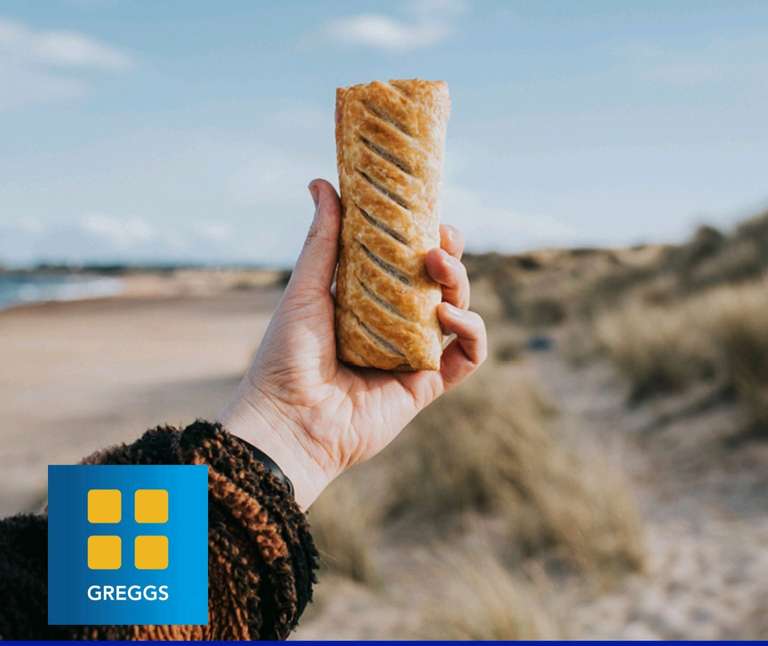 free Greggs Sausage Roll or Vegan Sausage Roll Every Friday or Saturday For O2+Virgin Media Customers
