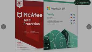 Microsoft 365 Family 6 People and McAfee Unlimited Devices £49.99 Free Click & Collect @ Argos