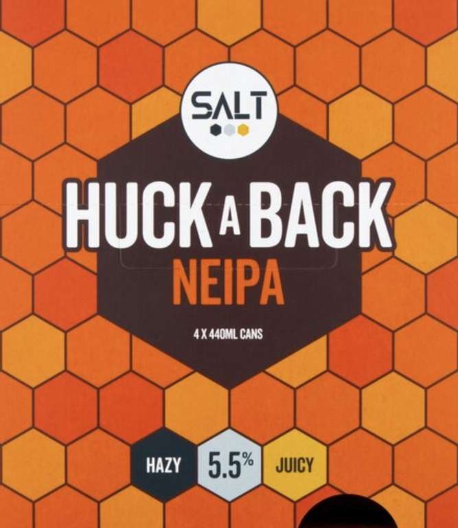 Salt Huckaback Neipa 4 X 440Ml - £6 Clubcard Price @ Tesco