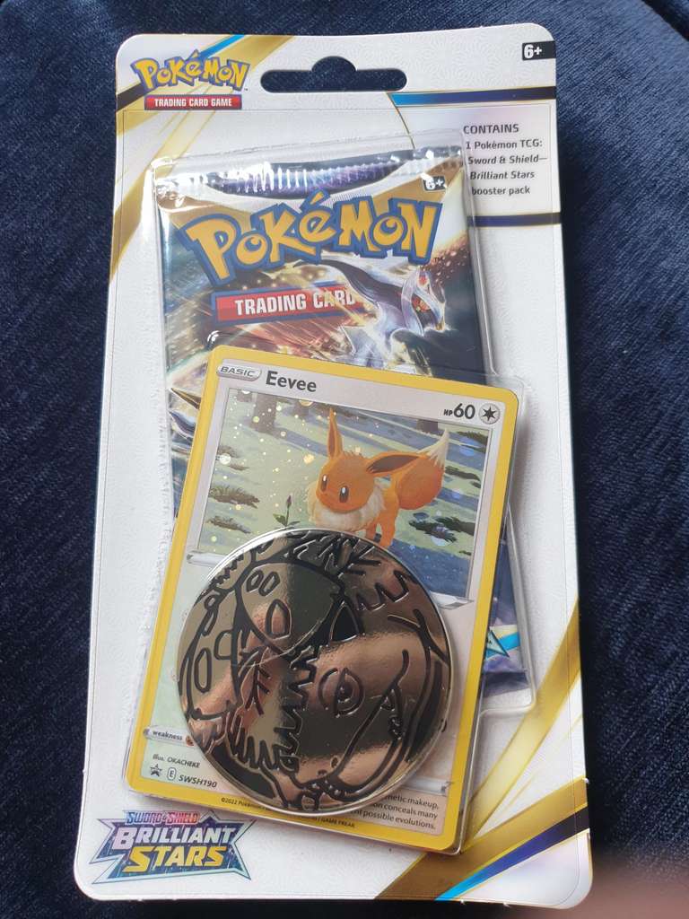 Pokemon tcg sword and shield brilliant stars booster pack with promo £3.5 @ Morrisons Ripon