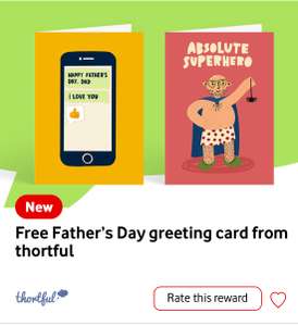 Free Father’s Day Card From Thortful Via VeryMe - Just Pay Postage