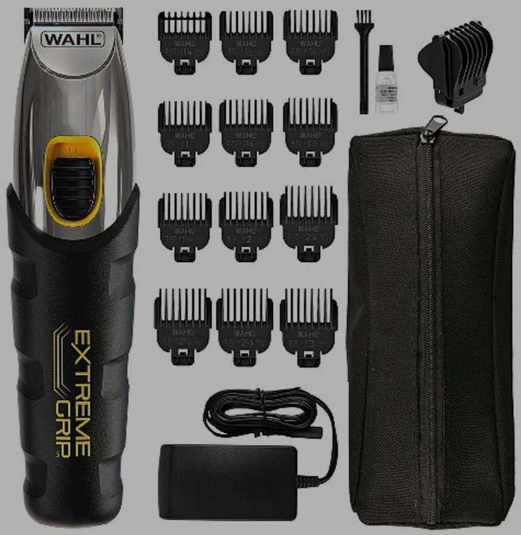 Wahl Extreme Grip Beard and Stubble Trimmer - Free Click & Collect