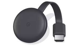 Google Chromecast - 3rd Generation, 1080, 5Ghz WiFi - £19.99 (Free Click & Collect) @ Argos
