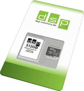 DSP 512GB Class 10 Memory Card for Samsung Galaxy S10 £33.84 delivered @ Amazon Germany