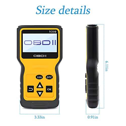 OBD2 Scanner Code Reader for Car Check Engine, Automotive CAN Diagnostic Tool - £15 @ Amazon