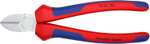 Knipex Diagonal Cutter chrome-plated, with multi-component grips 180 mm 70 05 180