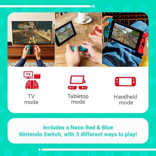 Nintendo Switch console + Nintendo Switch Sports game + 3 months NSO membership - sold by The Game Collection Outlet using code