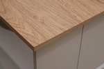 GFW Kendal Slate Blue Coffee Table With Contrast Oak Top