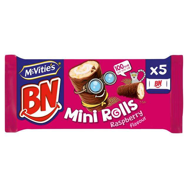 McVitie's BN Mini Rolls Raspberry/Chocolate Flavour x5 £1 with Nectar card