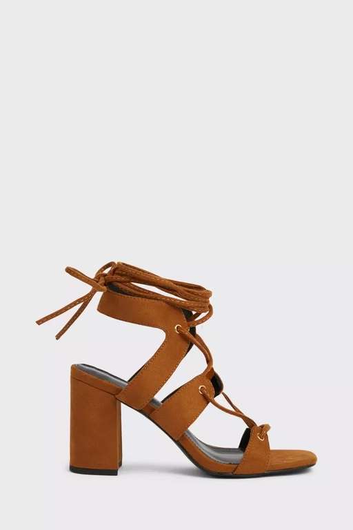Gilly Gladiator Block Heel Sandals - £8 + Free Delivery With Code - @ Debenhams sold by Dorothy Perkins