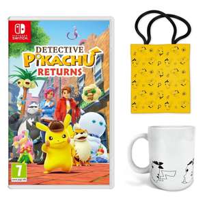 Detective Pikachu Returns, Tote Bag and Mug (Switch)