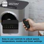 Black & Decker BXAC40008GB Portable 3-in-1 Air Conditioner with 24-Hour Timer, Remote Control, 12,000 BTU, White