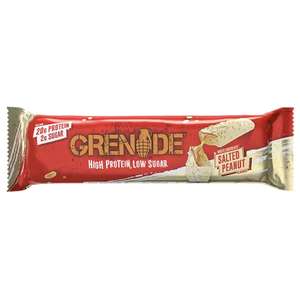 Grenade White Chocolate Salted Peanut Protein Bar (York)