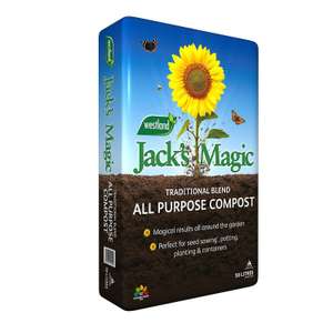 (150L total) 3 x Westland Jack's Magic All Purpose Compost (Peat Reduced)