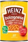 Heinz Spaghetti Bolognese, 400 g (Pack of 6) W/voucher / £5.40 S&S W/voucher - £4.20 Max S&S